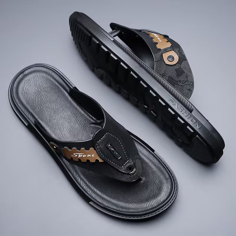 PROCLOGS Premium Comfort Men's Flip Flops – Charcoal Grey