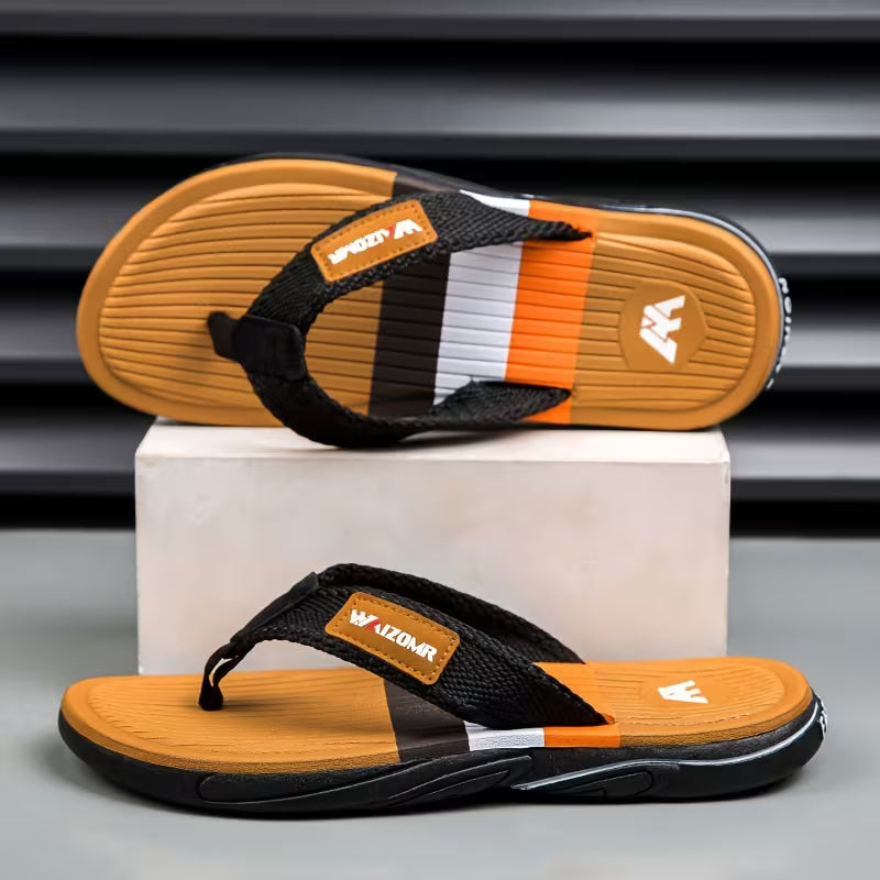 PROCLOGS Premium Stripe Comfort Flip Flops – Multi Color