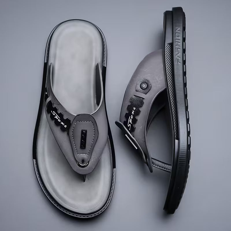 PROCLOGS Premium Comfort Men's Flip Flops – Charcoal Grey