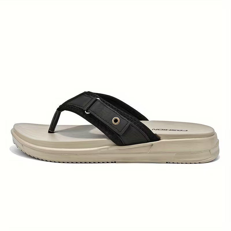 PROCLOGS Premium Comfort Men's Flip Flops – Beige