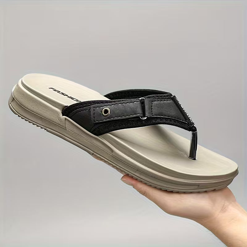 PROCLOGS Premium Comfort Men's Flip Flops – Beige