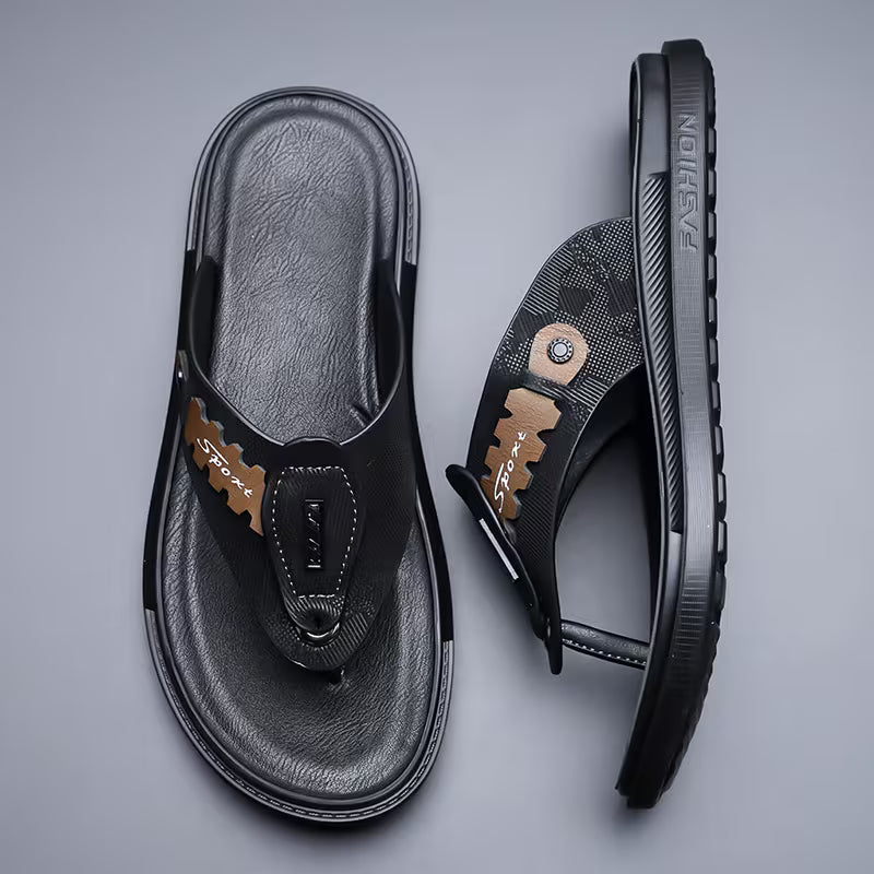 PROCLOGS Premium Comfort Men's Flip Flops – Charcoal Grey