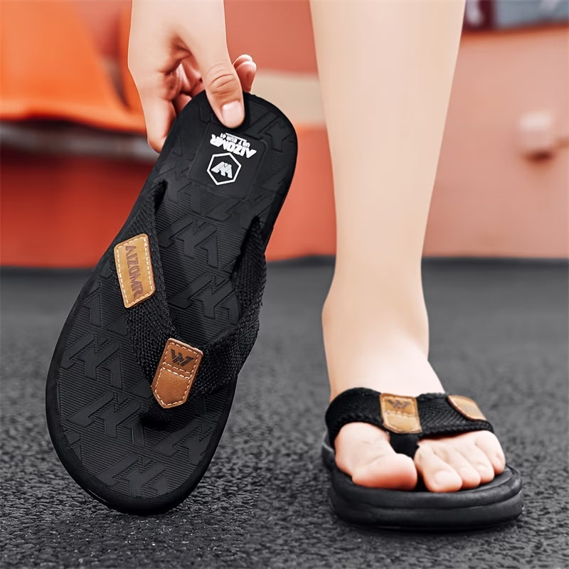 PROCLOGS Premium Comfort Men's Flip Flops – Camel Brown