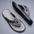PROCLOGS Premium Comfort Men's Flip Flops – Charcoal Grey