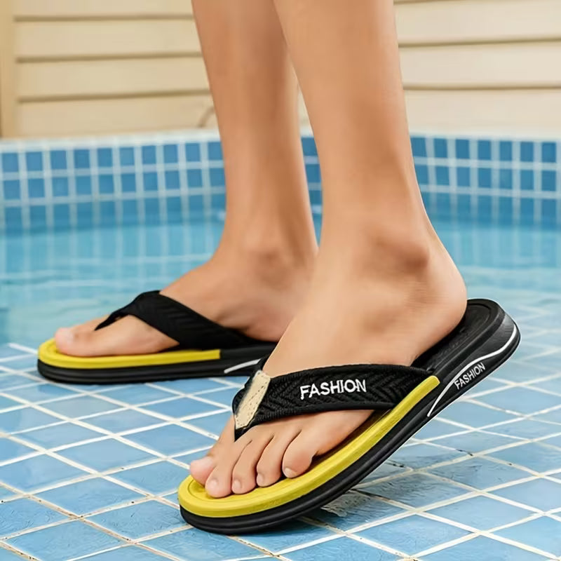 PROCLOGS Premium Comfort Beach Flip Flops – Multi Color