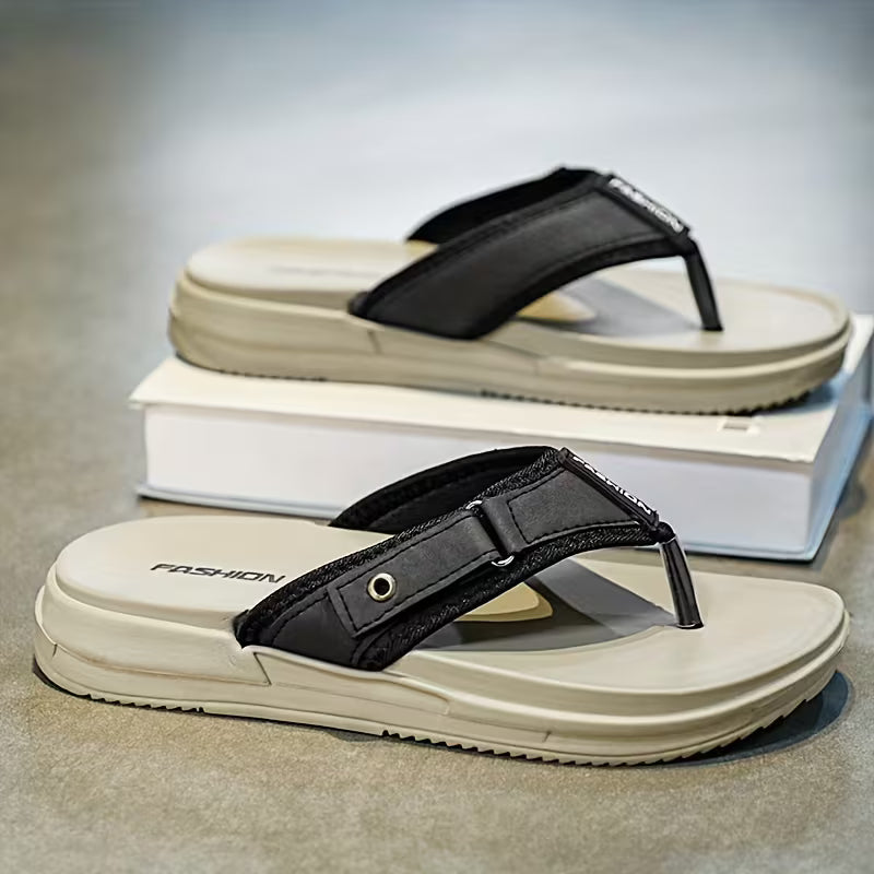 PROCLOGS Premium Comfort Men's Flip Flops – Beige